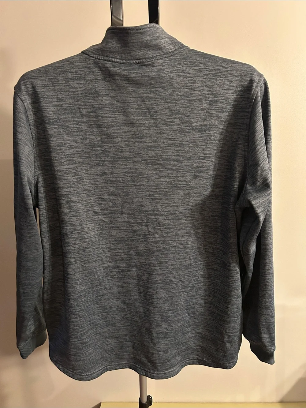 Under Armour Men's Heathered Navy 1/4 Zip Performance Pullover